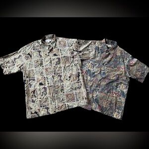 Vintage Tori Richard Honolulu Shirts Men’s XL Lot Of 2 Button Up